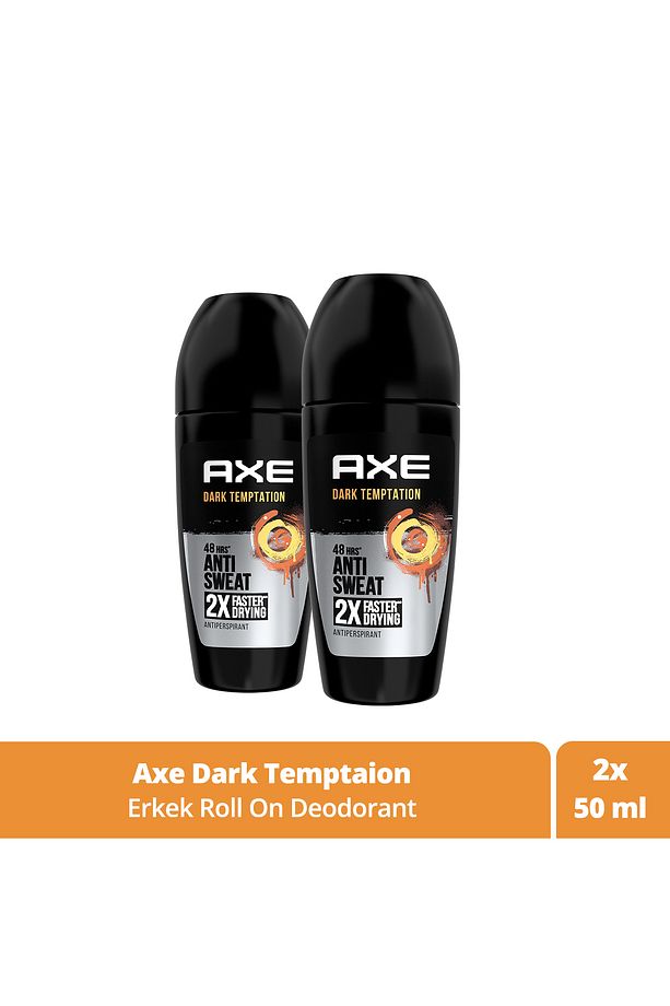 Erkek Roll On Deodorant Dark Temptation 48 Saat Etkileyici Koku 50 ml X2 - 1
