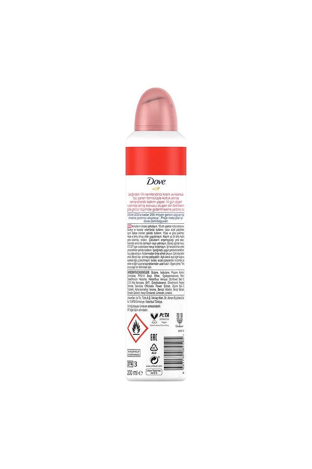 Kadın Sprey Deodorant Eventone Kalendula Özü Büyük Boy 200 ml X3 Adet - 8