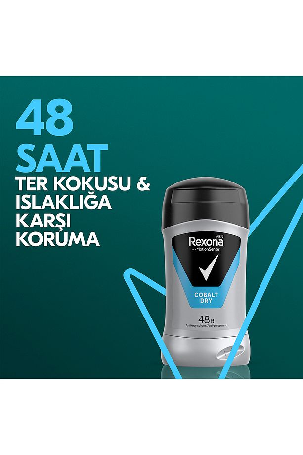 Men Motionsense Erkek Stick Deodorant Cobalt Dry 50 ml X2 - 3