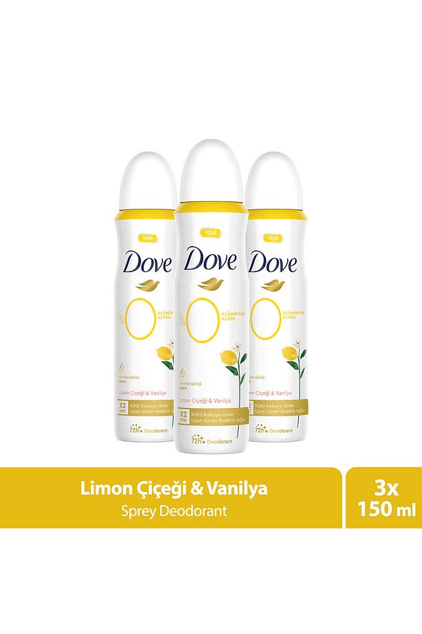 Deodorant Limon Çiçeği & Vanilya 150ml X3 - 1