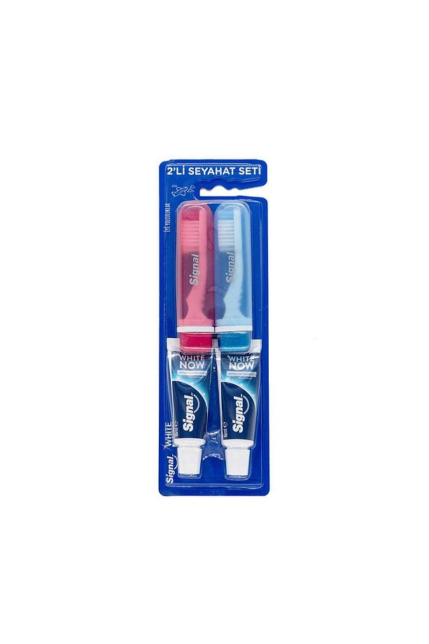 White Now 2'li Seyahat Seti Diş Macunu 16 ml X2 Diş Fırçası X2 - 1