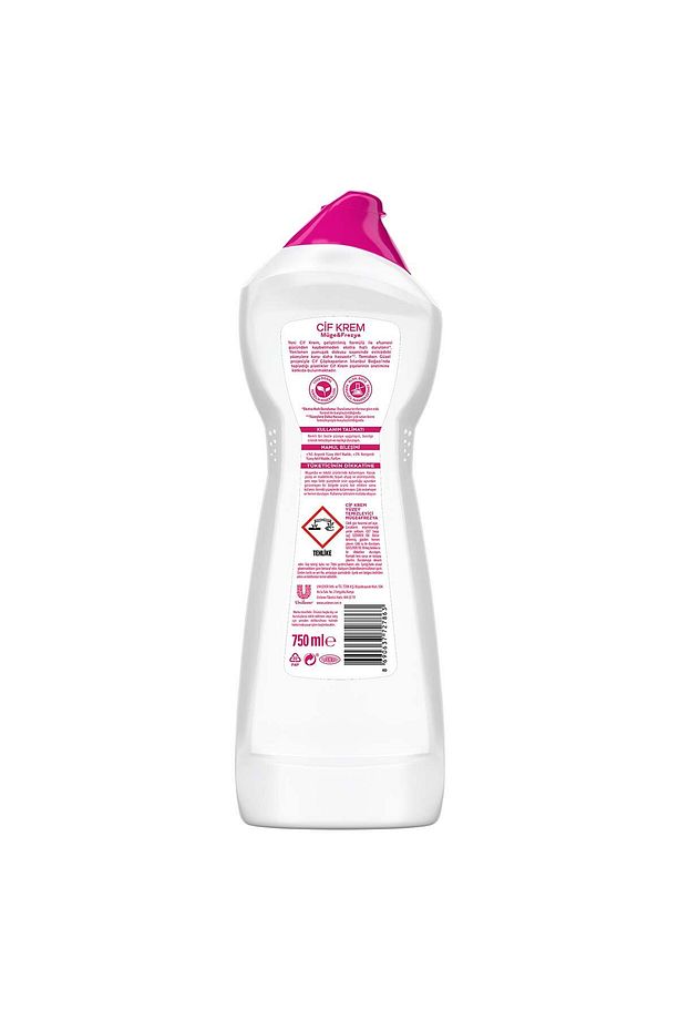 Krem Yüzey Temizleyici Frezya Ve Müge Çiçeği Klor Boya Fosfat Paraben Içermez 750ml 4adet - 9