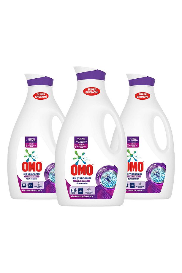 Sıvı Çamaşır Deterjanı Sık Yıkanan Çamaşırlar Için 2470 ml 38 Yıkama 3 Adet - 2