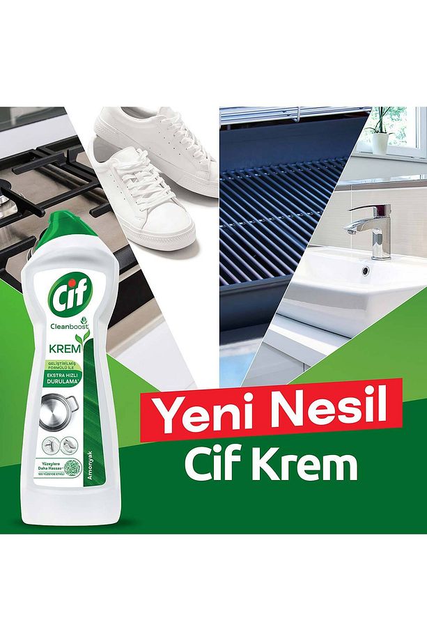 Krem Yüzey Temizleyici 750 ml X 3 Mikrofiber Bez 1 Adet - 4