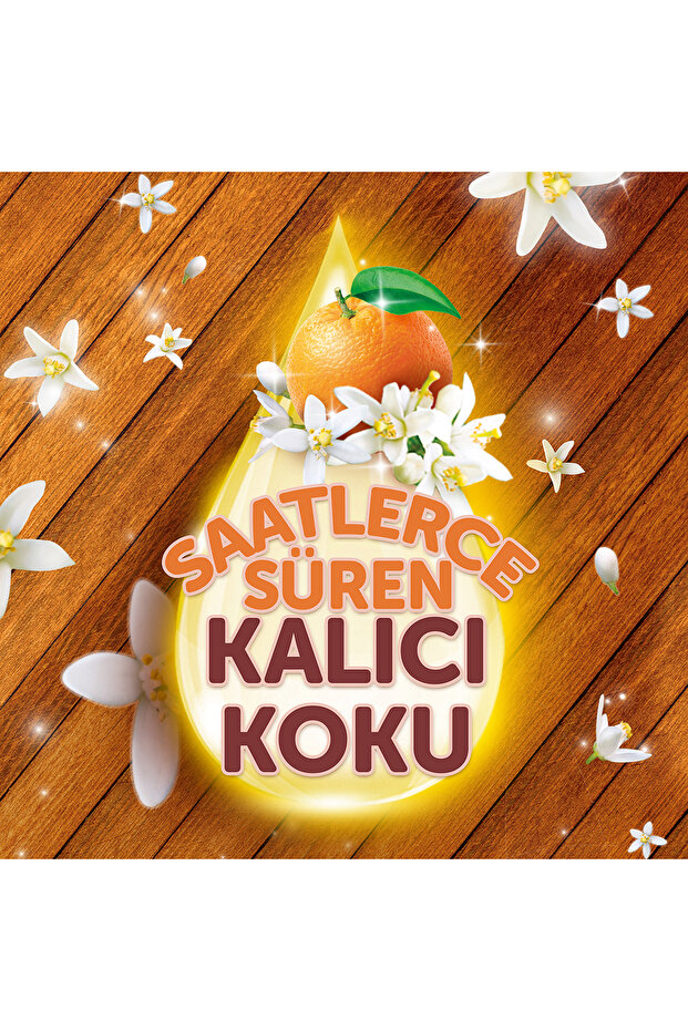 Konsantre Zemin Uzmanı Ahşap Portakal Çiçeği %100 Temizlik Ve Parlaklık 895 ml 2adet - 4