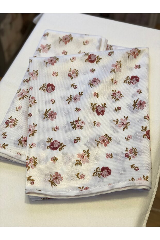 155x155 Raşel Leke Tutmaz Biyeli Sofra Bezi Pudra Kırçiçeği - 2