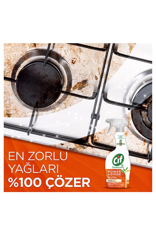 Sprey Temizleyici Power Shine Banyo 750ml 1adet Sprey Power Shine Mutfak 750ml 1adet - 4