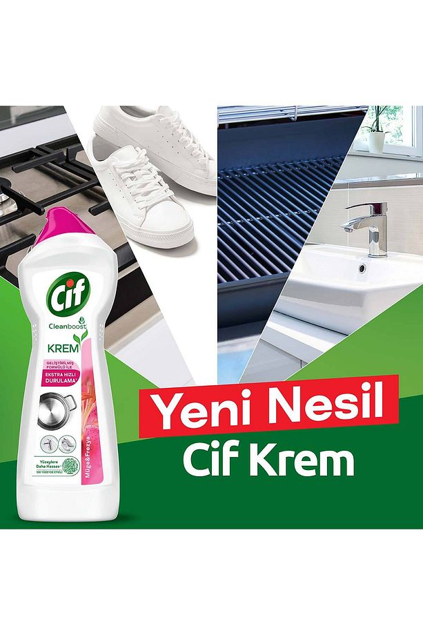 Krem Yüzey Temizleyici 750 ml X 3 Mikrofiber Bez 1 Adet - 6