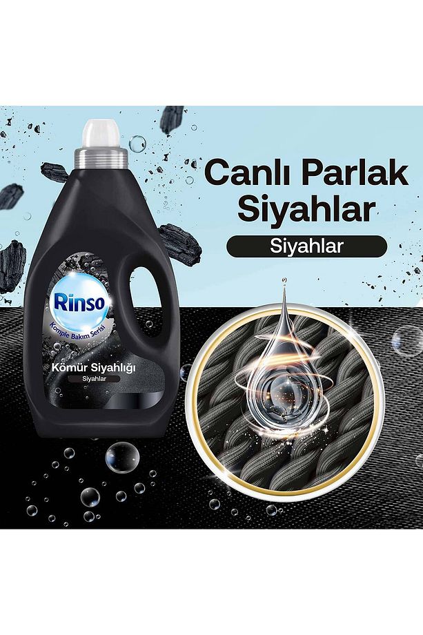 Sıvı Deterjan Aloe Vera Renki 3lt 1adet Sıvı Deterjan Kömür Siyahlığı Siyah 3lt 3adet - 8
