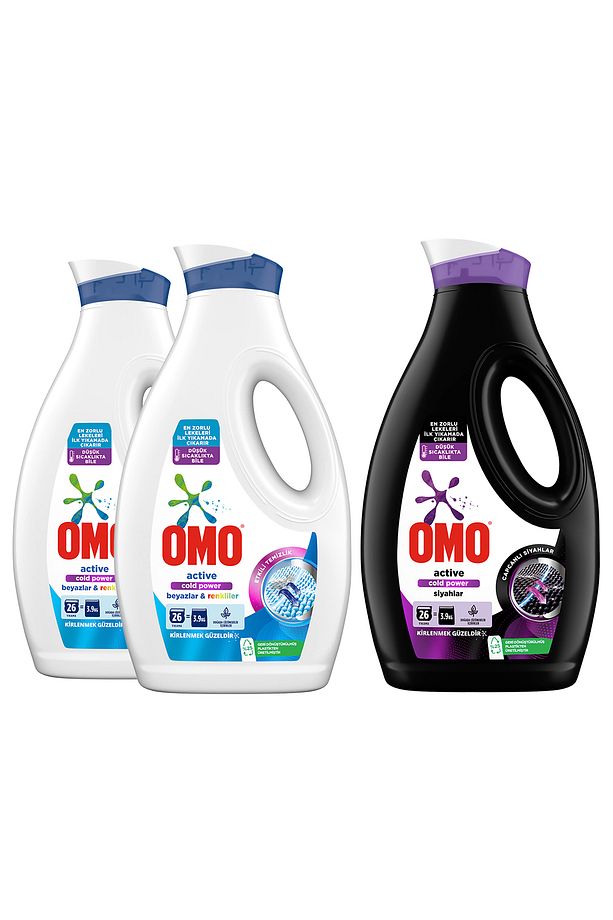 Active Cold Power Beyazlar Ve Renkliler 1690 ml X2 Active Cold Power Siyahlar 1690ml X1 - 2