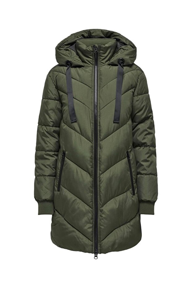 سترة Xs باللون الأخضر الداكن - 2