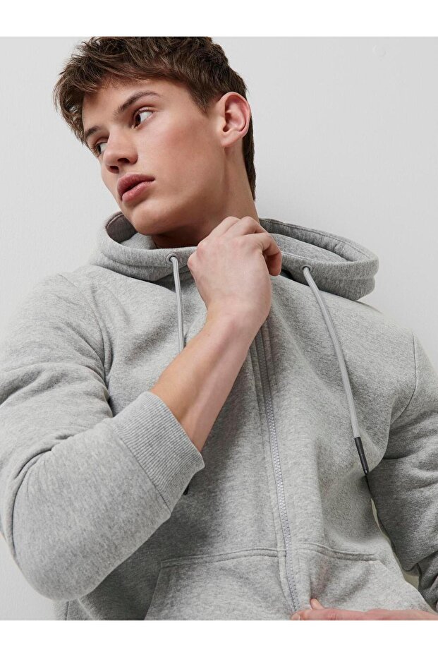 Erkek Gri Sweatshirt - 7