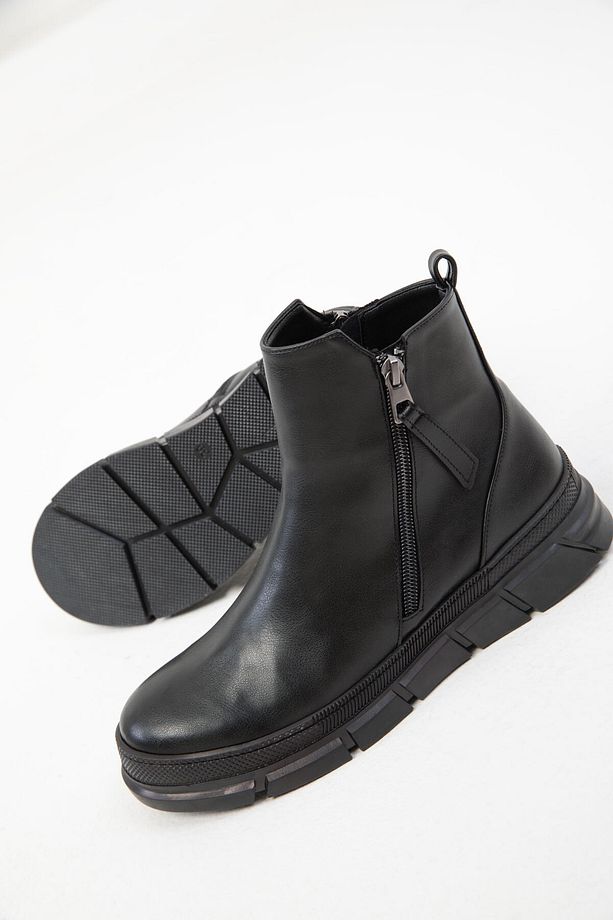 Siyah Kadın Bot & Bootie 19946 - 2