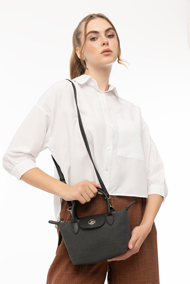Women's Black Handbag 05Bhpc8045
