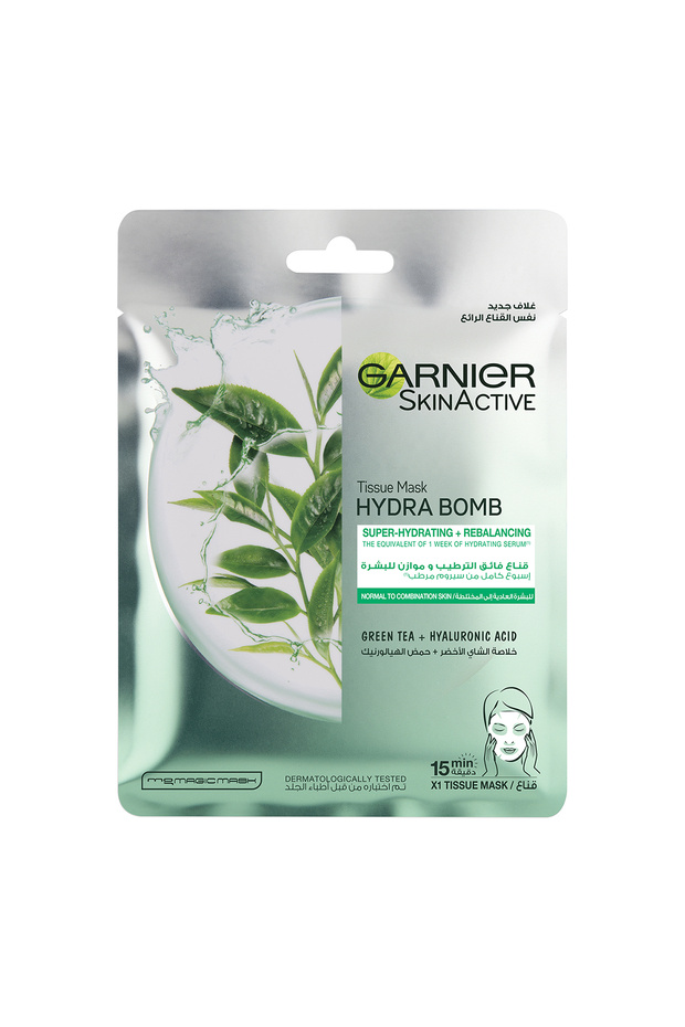 SkinActive Green Tea Hydrating Face Tissue Mask for Normal to Oily skin 32g