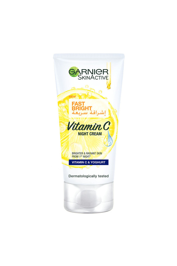 SkinActive Fast Bright Night Cream with Vitamin C, Lemon and Yoghurt  50ml - 1