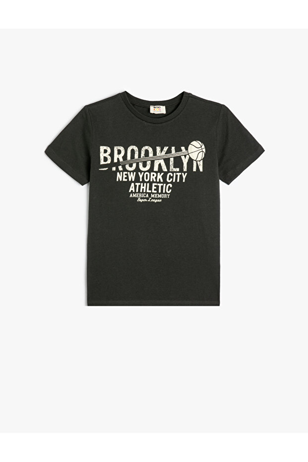 Brooklyn Printed Short Sleeve Crew Neck T-shirt