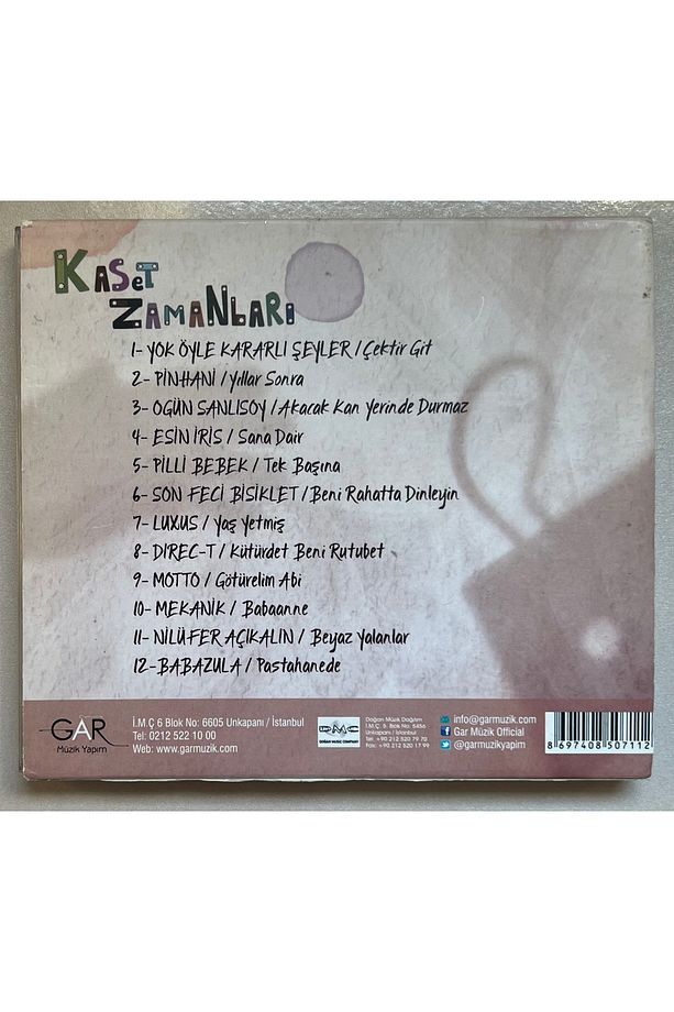 Kaset Zamanları Cd Pilli Bebek,Babazula,Pinhani ... (Orjnal Dönem Baskı Cd) - 2