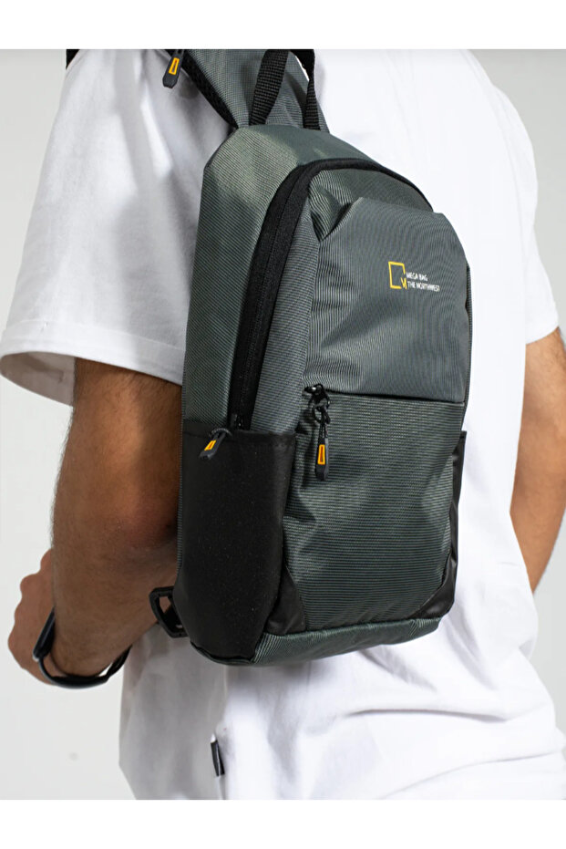 Grey Mega Multi-Compartment Men's Backpack - 2