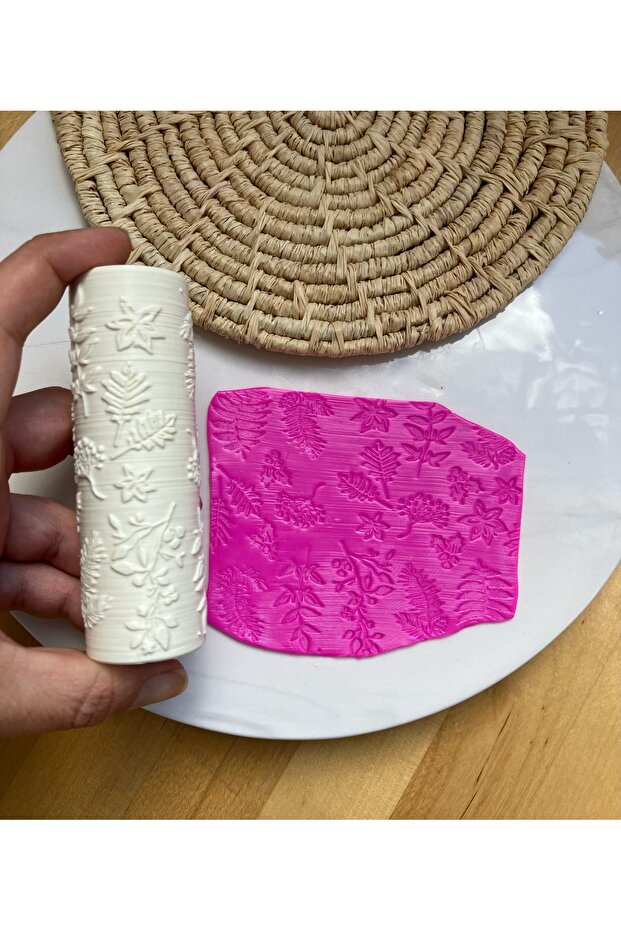 نمط العام الجديد - 1 لفة مناديل سيراميك من طين البوليمر - 1