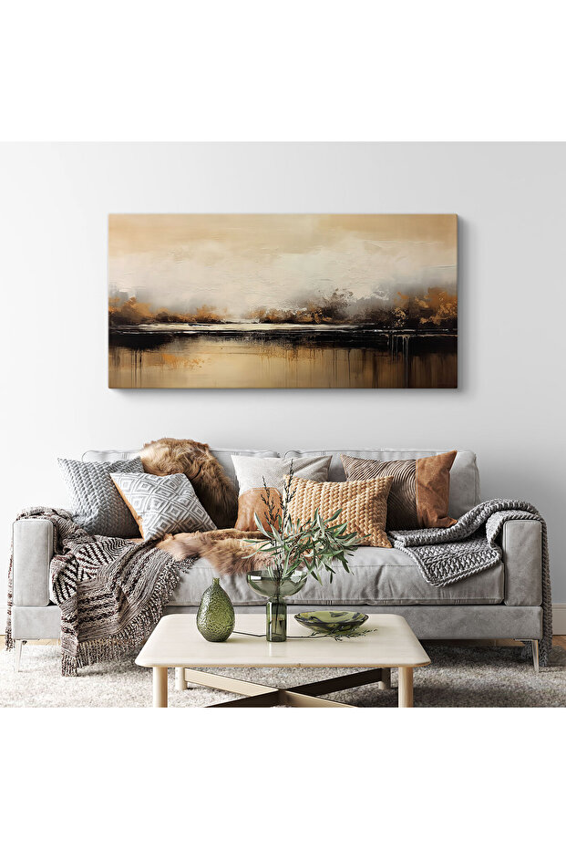 Sonbahar Şarkısı Soyut Tablo - 3