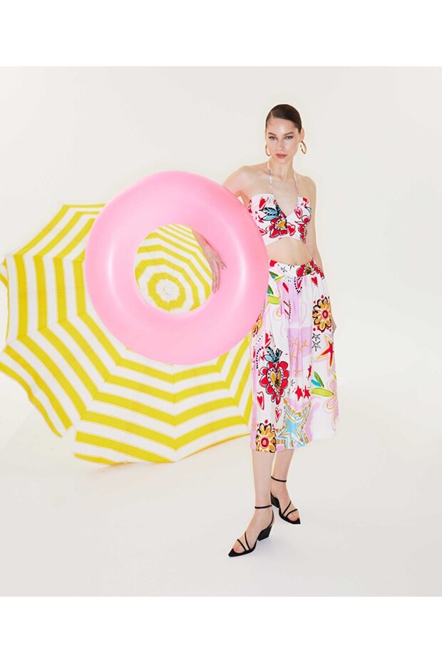 Görsel baskılı etek - 1