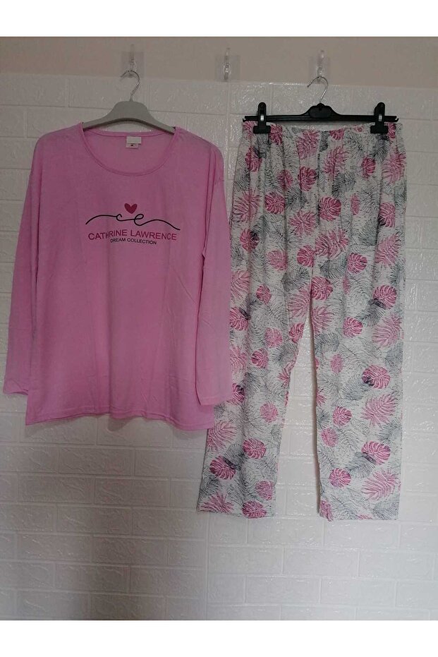 Seasonal, 100% Cotton Long-Sleeved Pajama Set