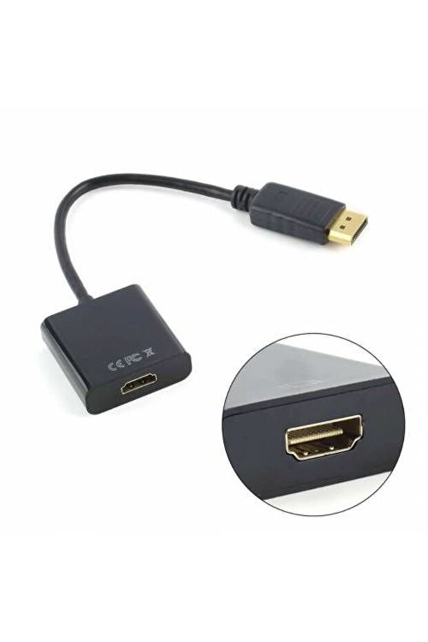 Displayport To Hdmi Dönüştürücü Adaptör Display Port Erkek Vga Dişi - 4