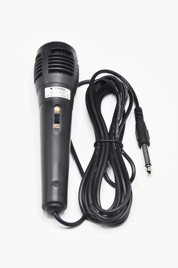 Kablolu Mikrofon 6.3 mm Anfi Jack Girişli 3 Metre kablo uzunluğu - 1