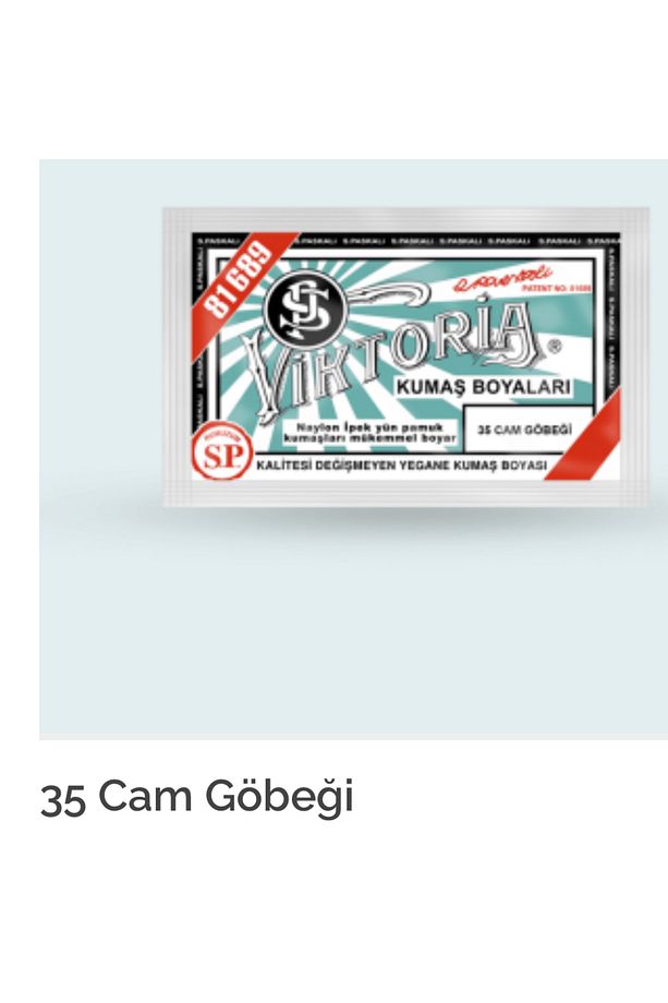 Viktoria Kumaş Boyası No: 25/35 Kodlu Renkler Fiske Seçilen Ürün Kodlu Renk Gönderimi Yapılır 1 Adet - 2