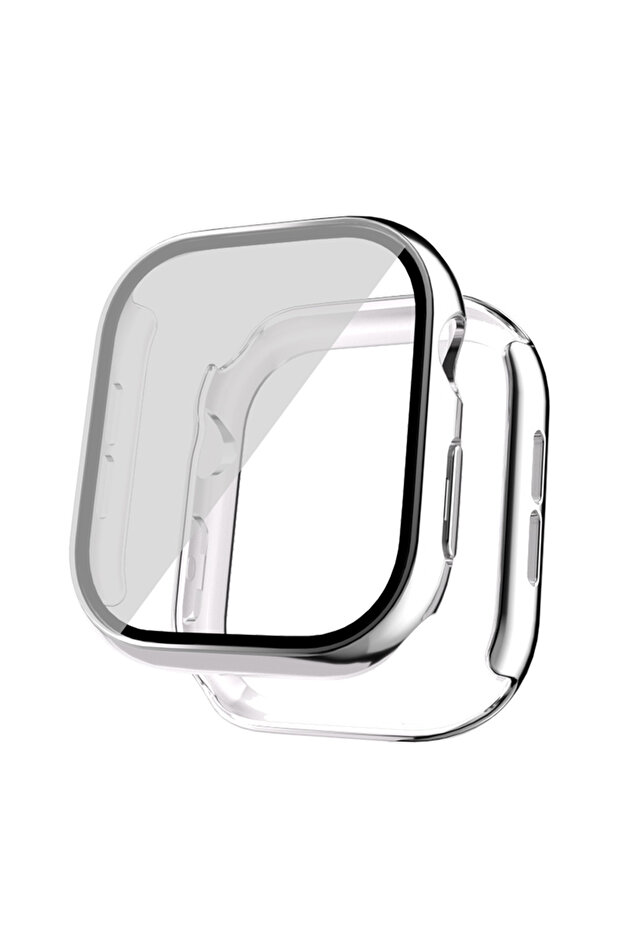 ساعة 10 مقاس 46 ملم، هيكل صلب من البولي كربونات مع واقي شاشة بإطار مطلي كهربائيًا CPPL Watch Guard 36 - فضي - 2