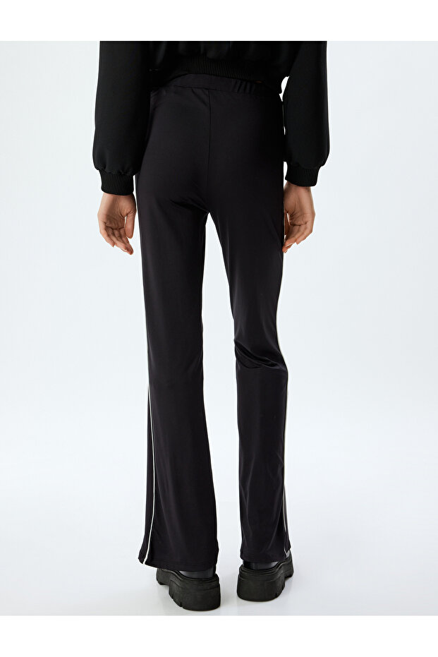 Kalhoty s elastickým pasem Slim Fit - 4