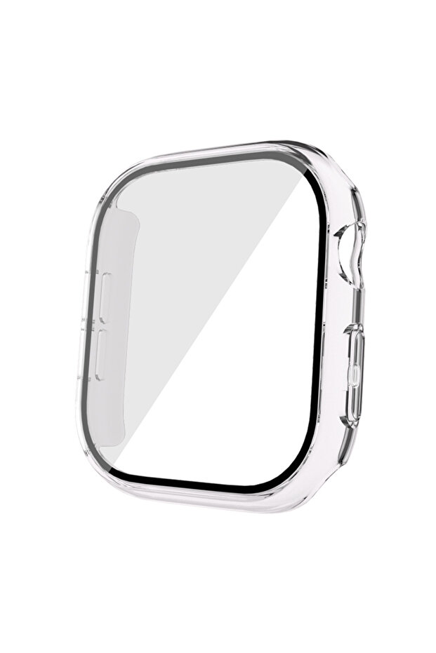 ساعة 10 مقاس 42 ملم، هيكل صلب من البولي كربونات مع واقي شاشة بإطار مطلي كهربائيًا CPPL Watch Guard 36 - فضي - 4