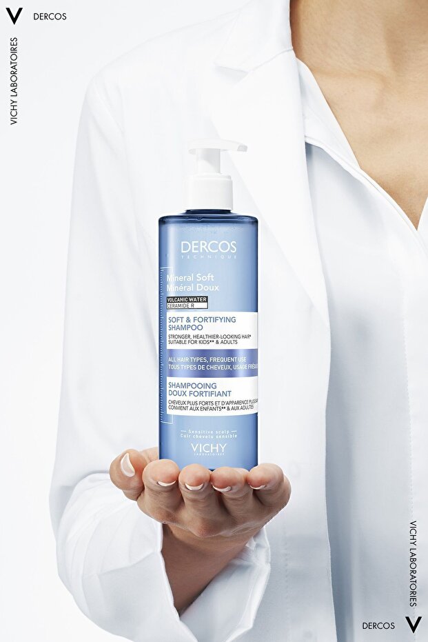 Dercos Kuru Saçlar İçin Saç Bakım Seti: Kepek Karşıtı Şampuan& Mineral Soft Bakım Şampuan 400 ml - 7
