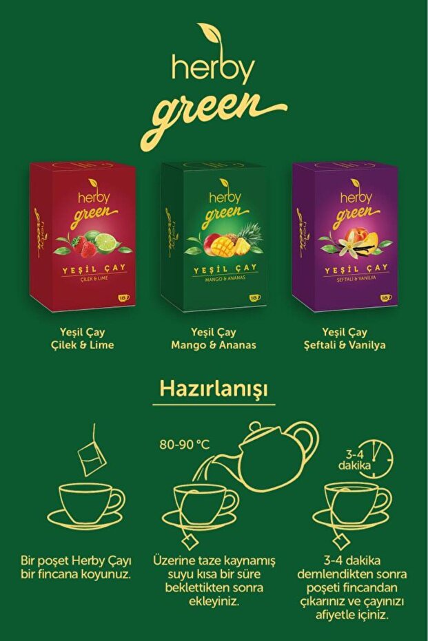 Yeşil Çay Mango ve Ananaslı - 5