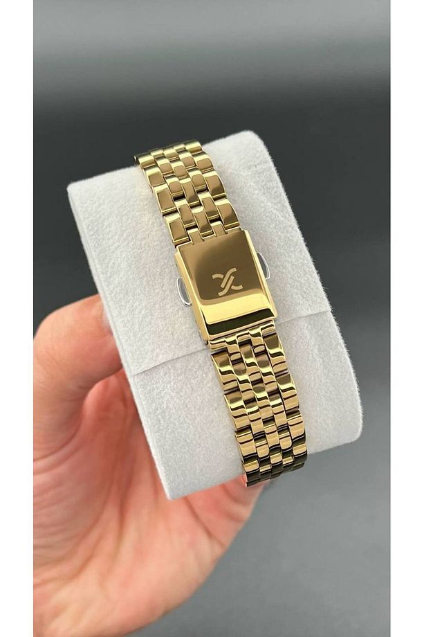 Kadın Kol Saati Çelik Kordon 3 ATM Su Geçirmezlik Gold Renk - 3