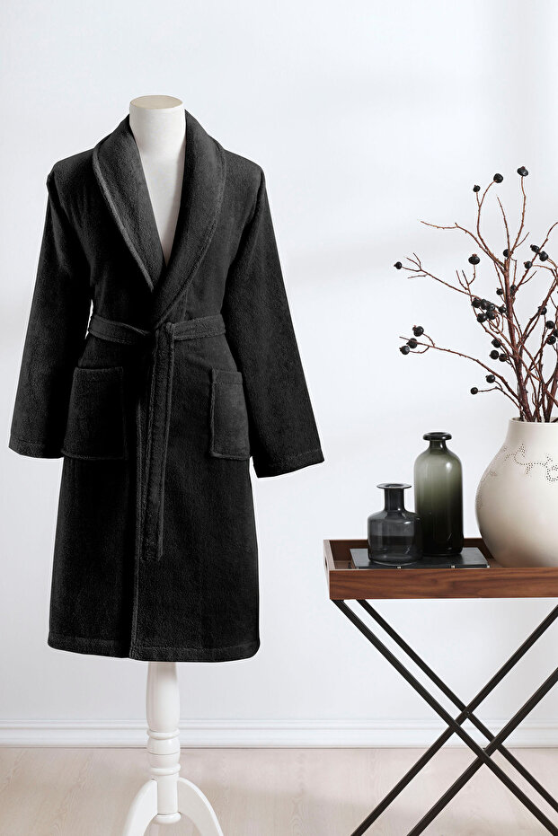 Clover Şal Yaka Bornoz - 1