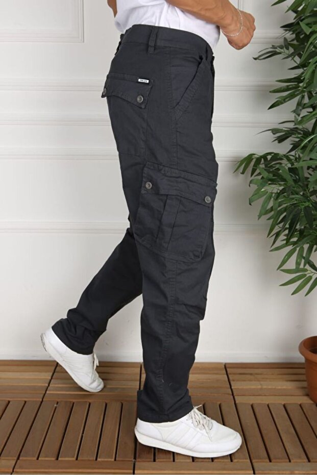 Cargo Pants Comfortable Cut Pocket Lycra Gabardine Fabric New Season
