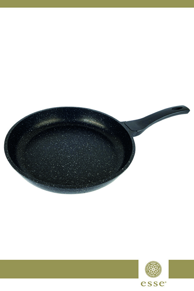 20 cm Wide Black Granite Pan - Ess005