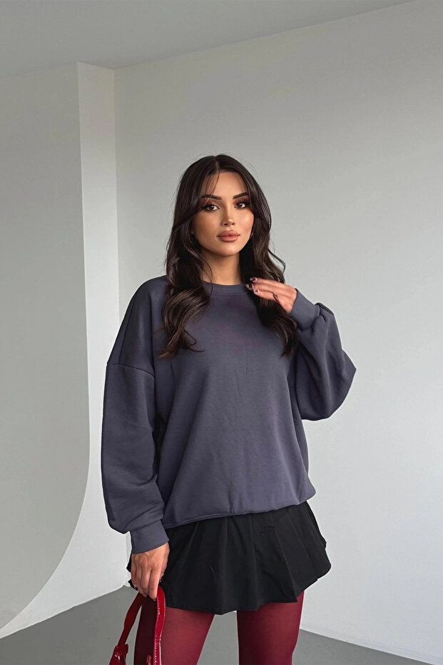 Three Thread Raised Basic Sweat - 2