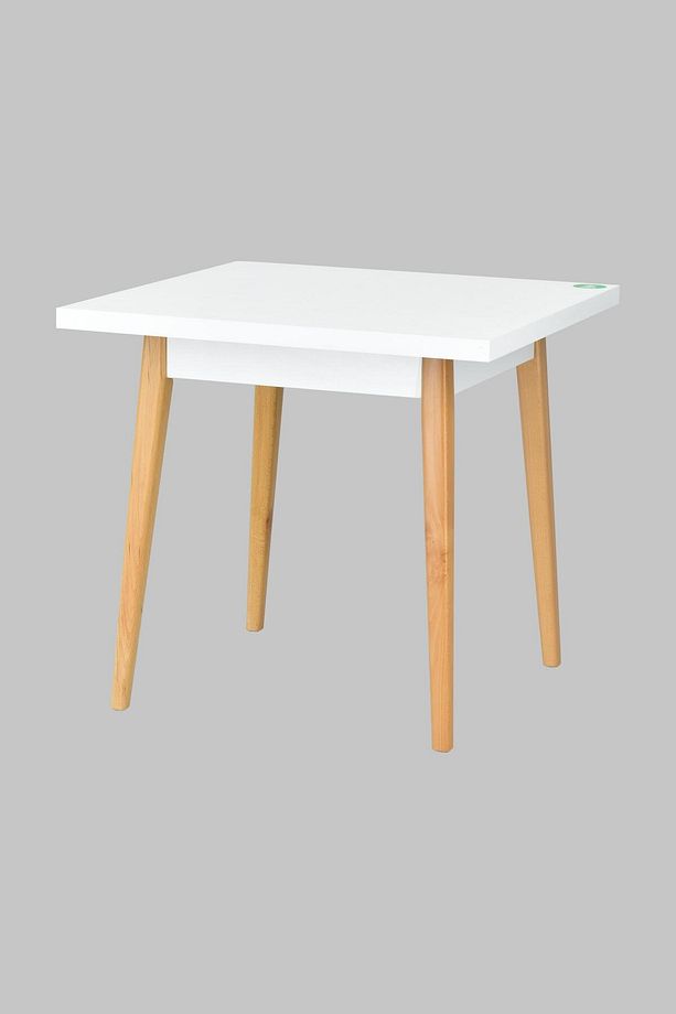 Eames Sandalye Avanos Ahşap Mutfak Masası Takımı - 80x80 Cm - 5