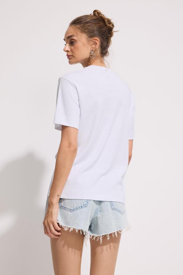 Premium Pamuk Basic Tshirt Kadın - 3