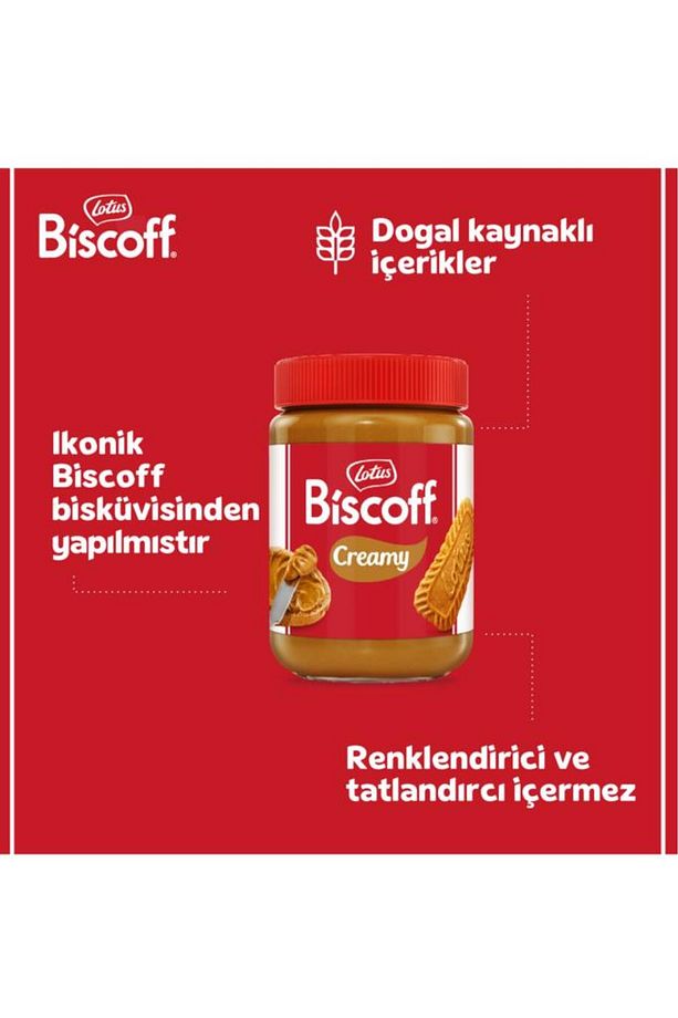 Biscoff Spread Sürülebilir Bisküvi Kreması Ezmesi 400 gr X 2 Adet - 3