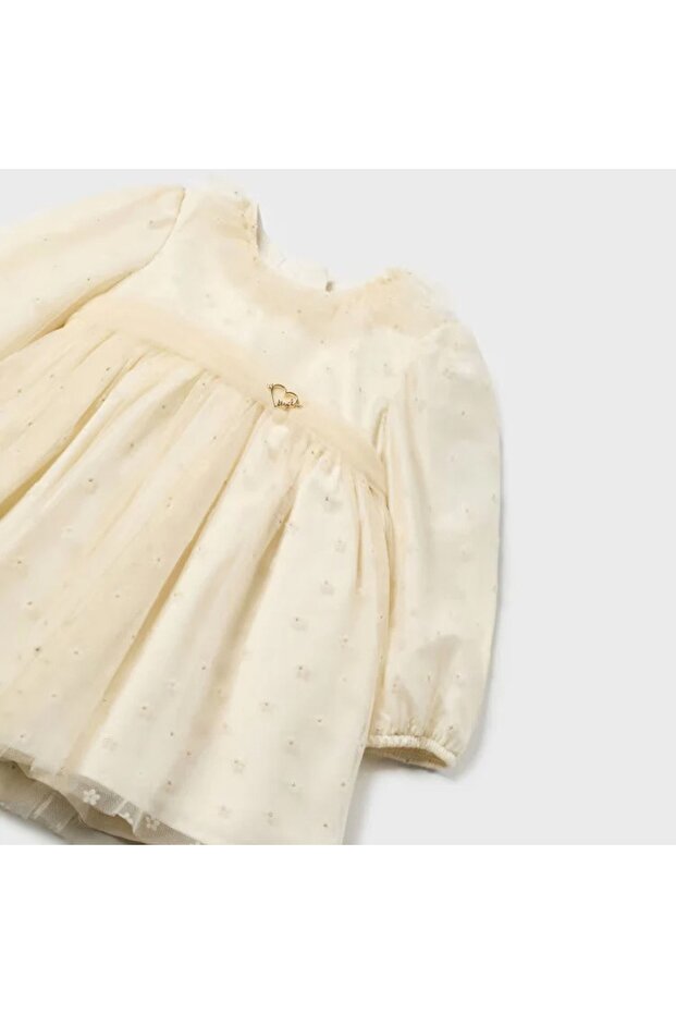 Elbise Tül Puantiyeli - 2