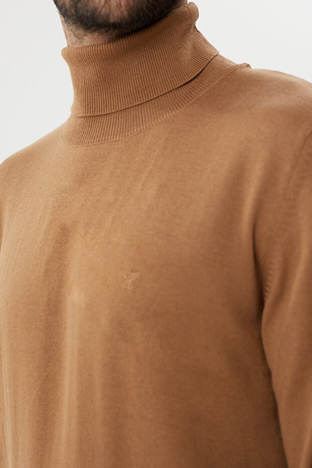 Yünlü Taba Tam Balıkçı Kazak - 5