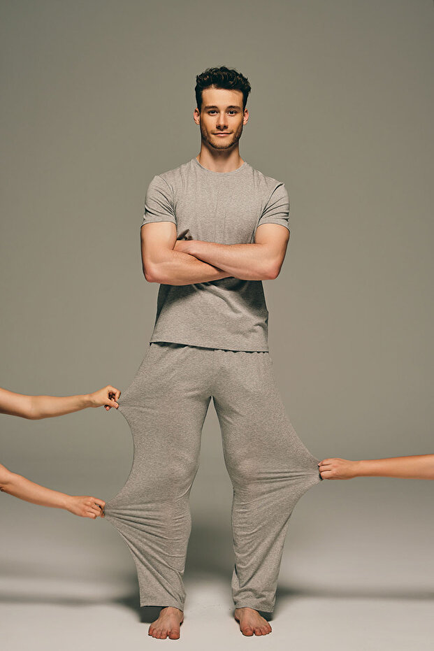 Erkek Basic Modal Pantolon - 1