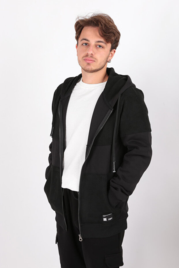 5083 Men's Fleece Sweatshirt Cardigan