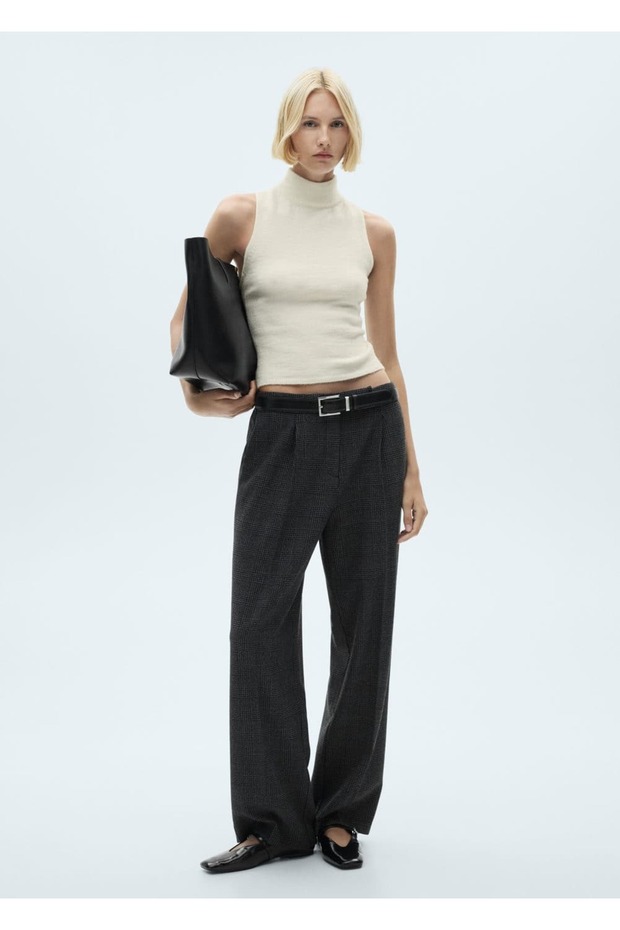 Arkası açık örgü bluz - 2