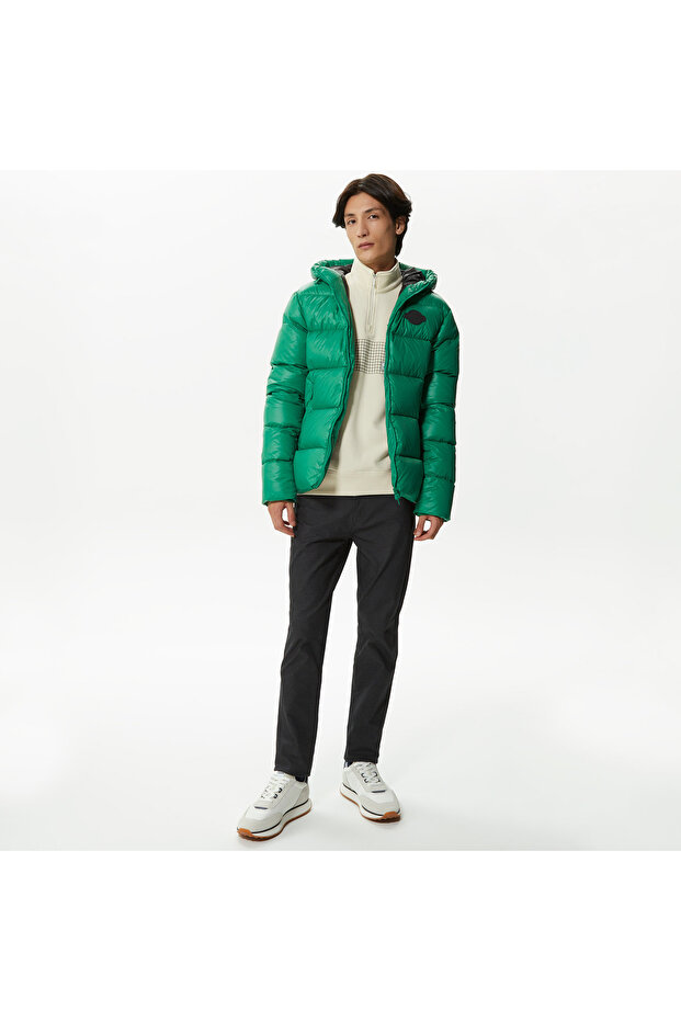 Erkek Yeşil Mont - 4