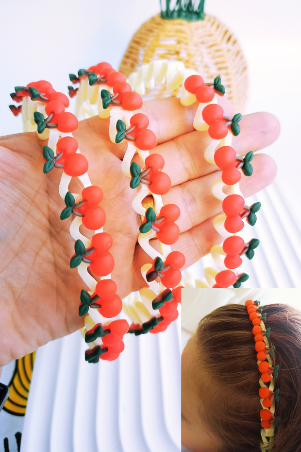 Girl's Colorful Figured Flexible Crown